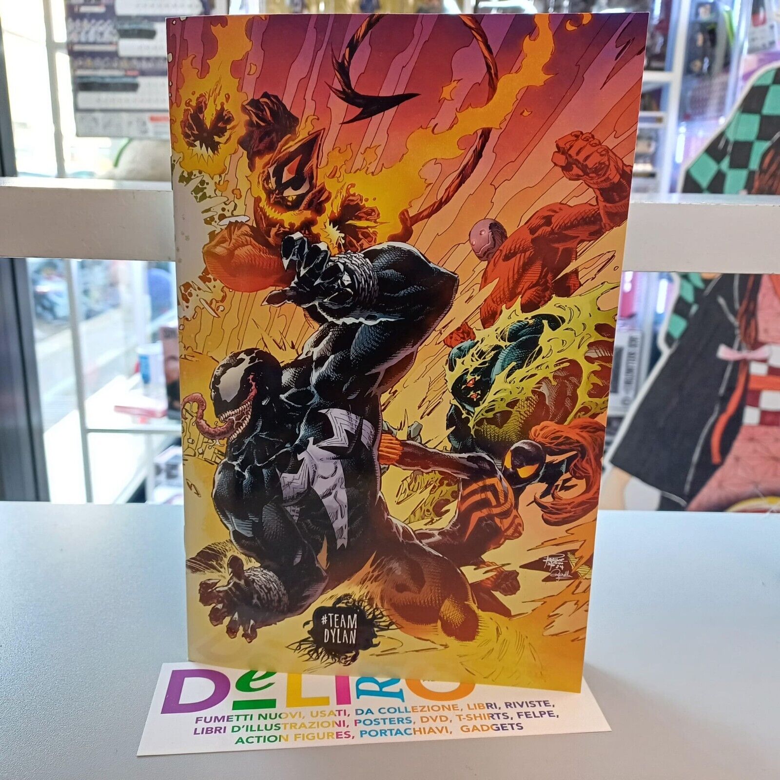 VENOM WAR N.1 - MARVEL MINISERIE N.284 TEAM DYLAN/TEAM EDDIE VARIANT Ed.PANINI