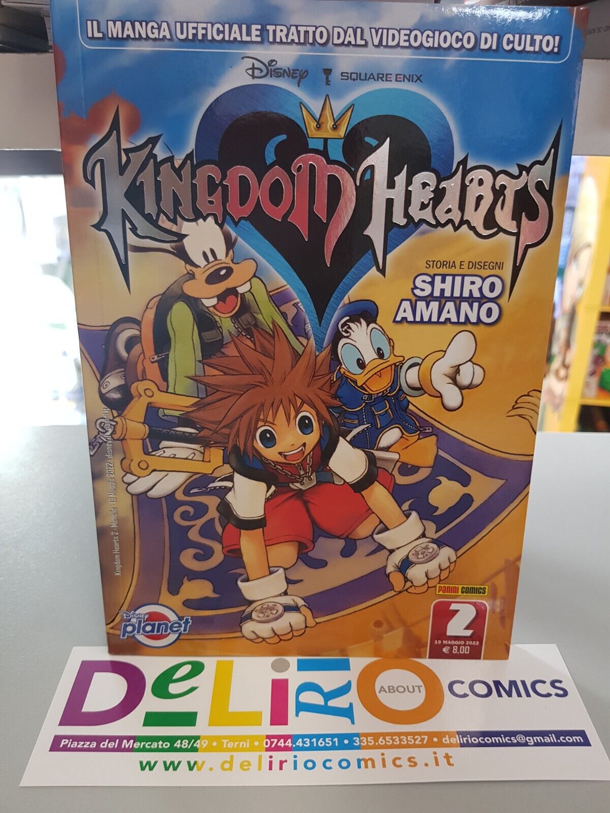 KINGDOM HEARTS SILVER N.2 Ed. PLANET MANGA  SCONTO 5%