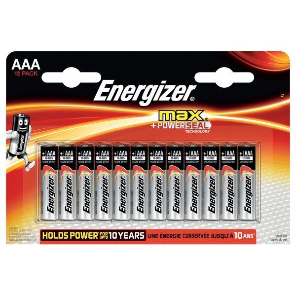Batterie ENERGIZER Max AAA conf. da 12 - E301530400
