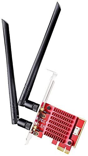 Cudy AX3000 WiFi 6 Adattatore PCIe, Bluetooth 5.0 PCIe Card, 2402Mbps + (E9o)