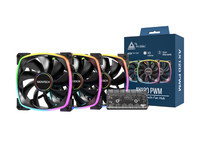 MONTECH AX120 PWM ARGB Lüfter 3er Pack black 120mm AX120 3 IN 1 PACK (B)