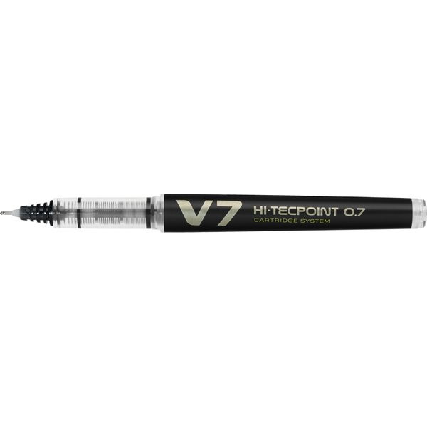 Penna Roller Hi-Techpoint V7 Refillable Pilot - 0,7 mm - 040345 (Nero)