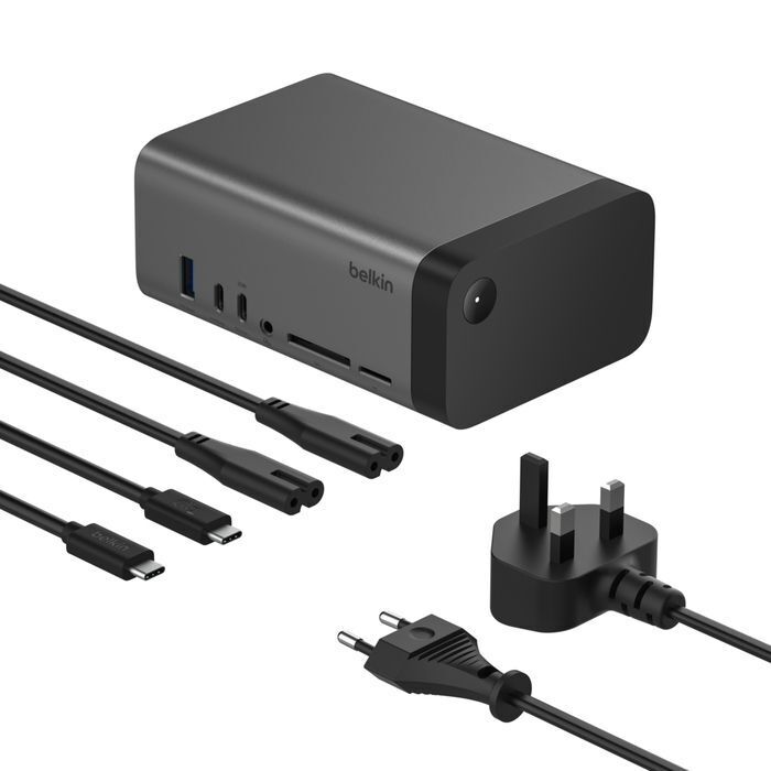 Belkin Connect USB tipo-C 10000 Mbit/s Grigio (BELKIN CONNECT USB-C 11IN1 PRO -