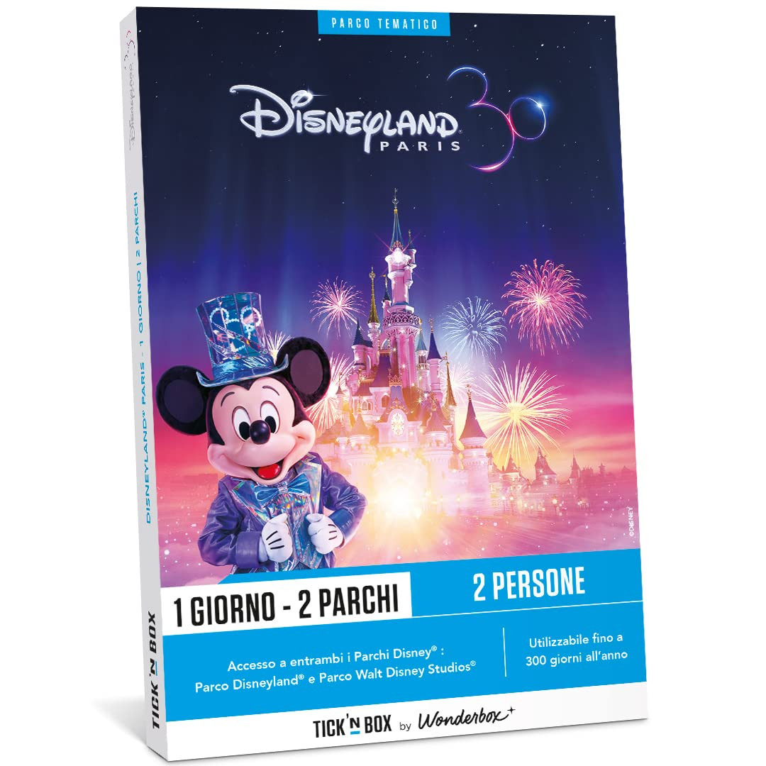 Tick&Box - Cofanetto Regalo - Disneyland 1 Giorno 2 parchi - 2 (O0q)