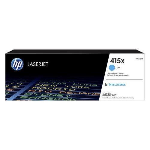 HP TONER 415X, CIANO LASERJET M454/M479, 6.000 PAG HP TONER 415X, CIANO LASERJET