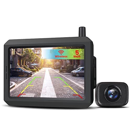 AUTO-VOX W7 Telecamera Retromarcia per Auto con Monitor LCD da 5 '', (T1D)