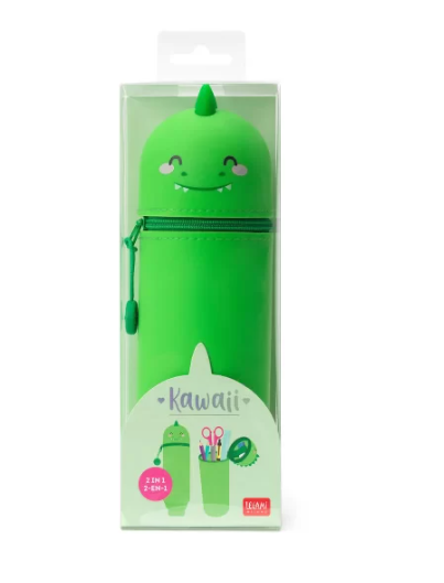 Legami - Astuccio morbido in silicone kawaii DINO
