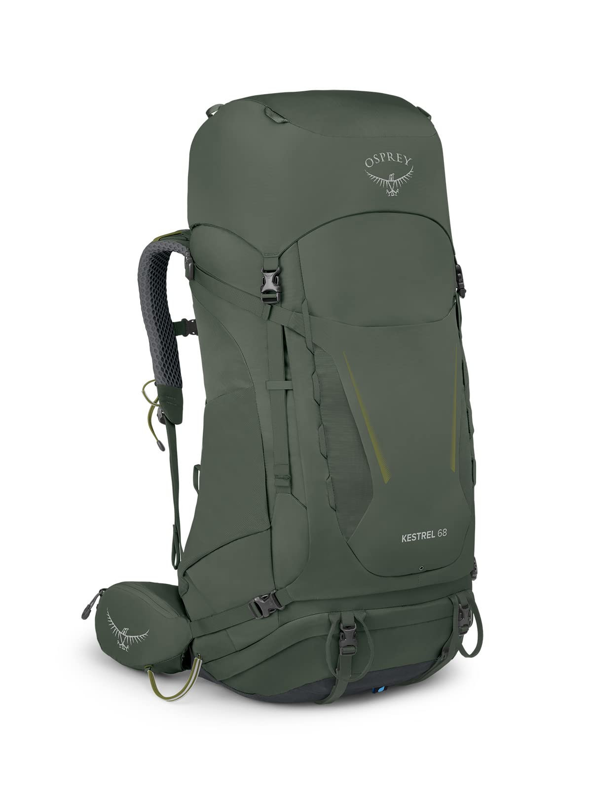 Osprey Kestrel 68 Mens Backpacking Backpack Bonsai Green L/XL (K9a)
