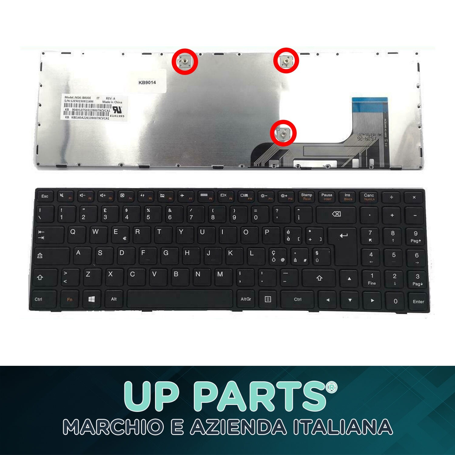 UP PARTS  - Tastiera Notebook Italiana per LENOVO IdeaPad b50-10