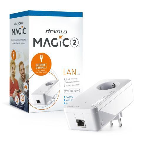 Devolo Magic 2 LAN 2400 Mbit/s Collegamento ethernet LAN Bianco 1 pz