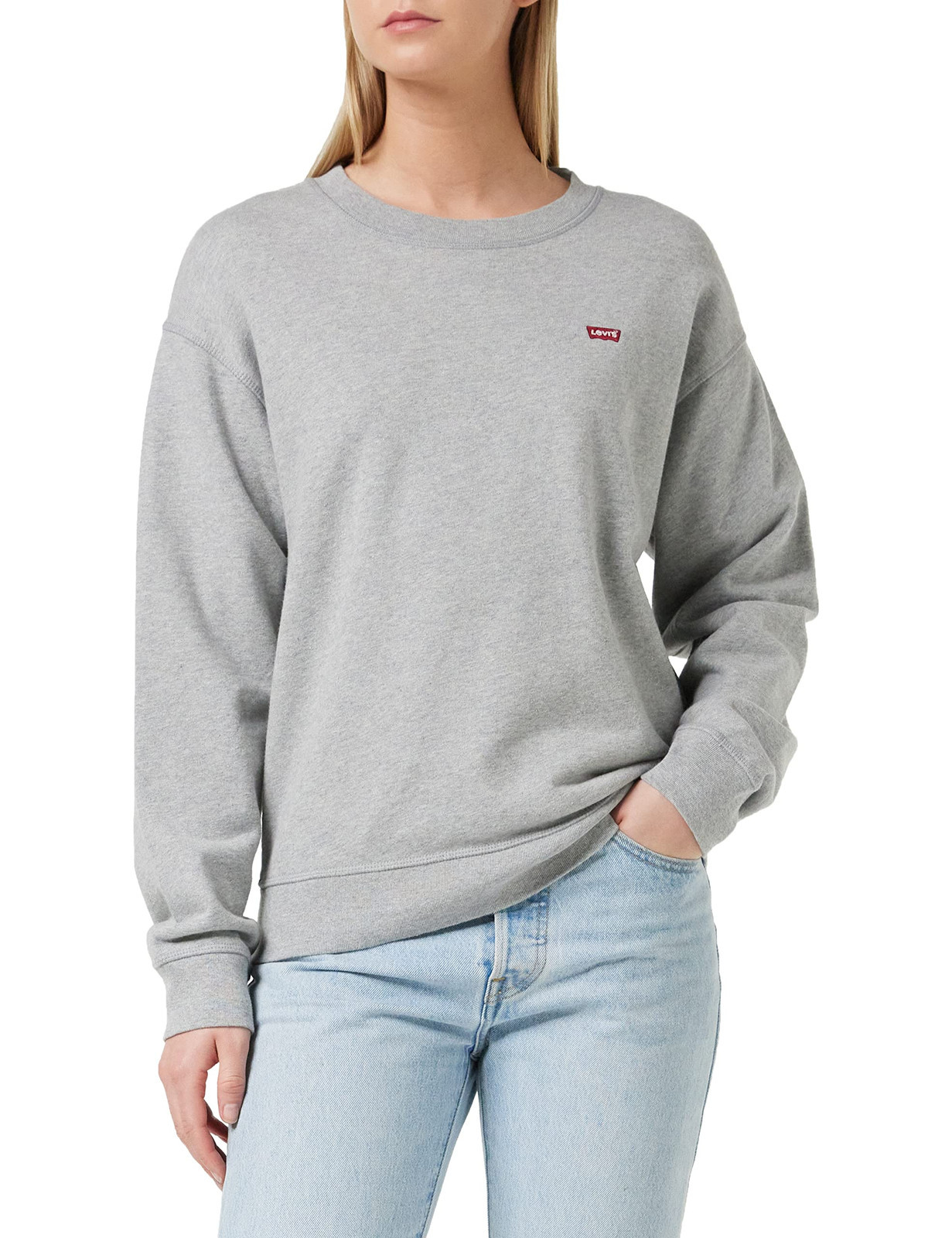 Levi's Standard Crew, Maglia di tuta Donna, Starstruck Heather Grey, XS (x1w)