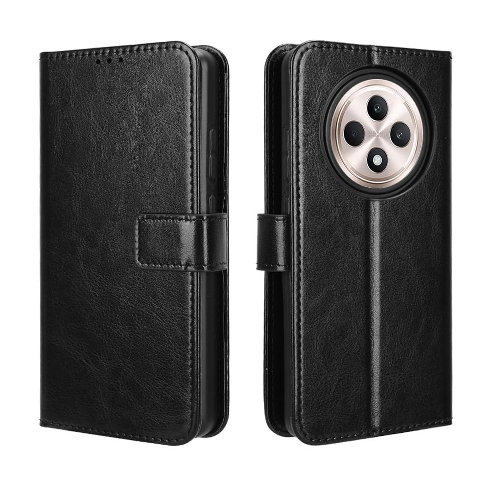 Heioloo Cover per OPPO reno 12 F 5G/OPPO reno 12 FS Custodia in Pelle (X3G)