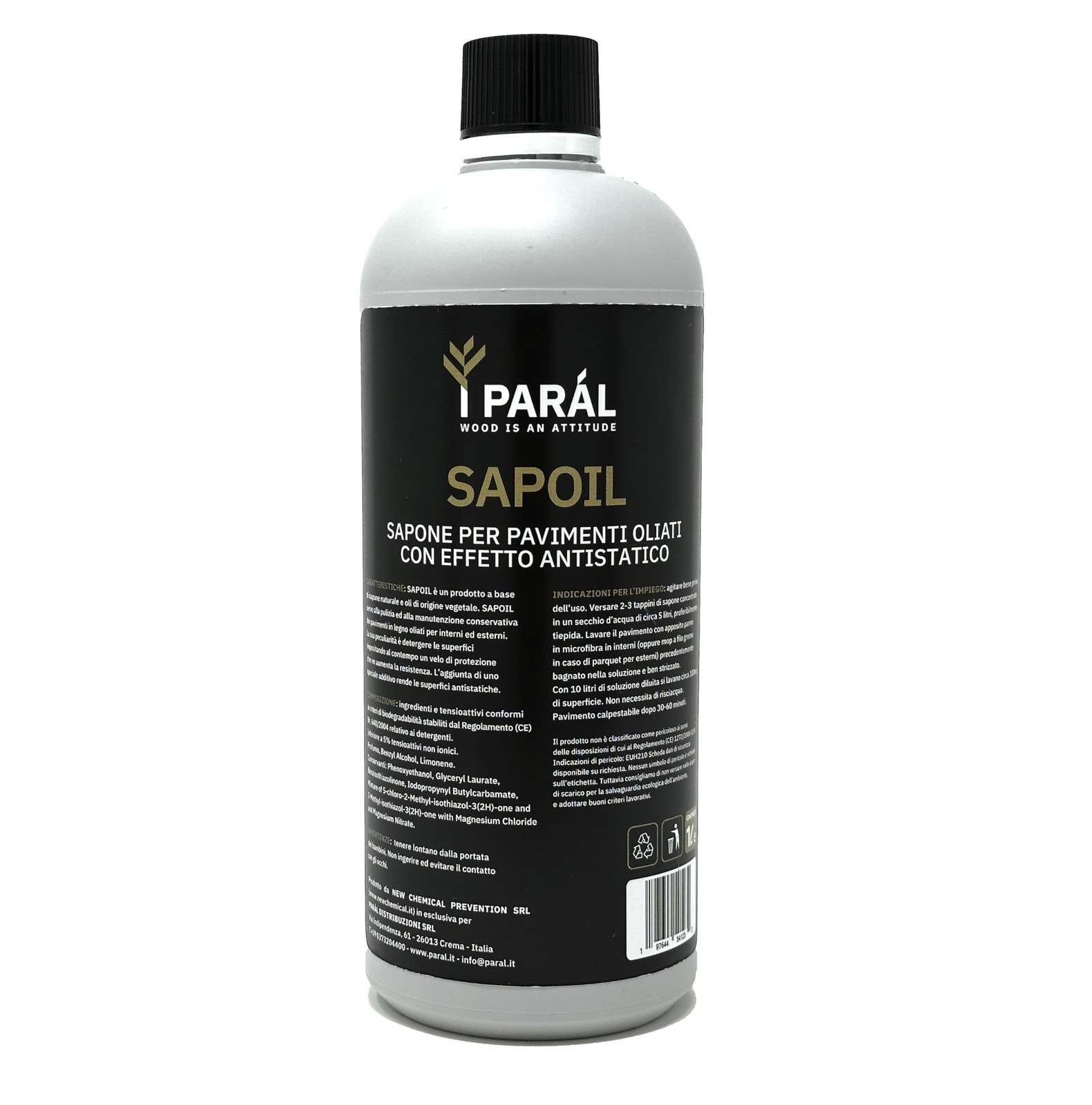 Detergente Parquet Oliato PARAL - SAPOIL Pulizia Parquet Professionale (K8s)