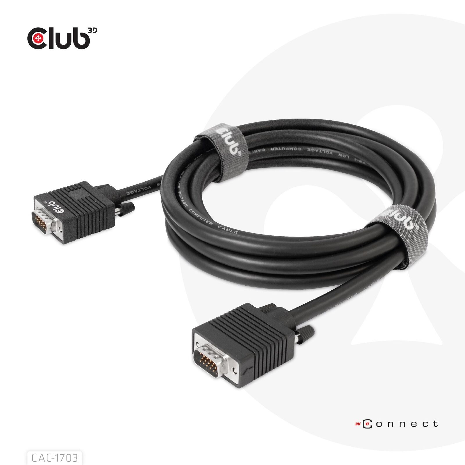 Standard 15-Pin VGA-Stecker auf VGA-Stecker Kabel  Innerer Leiter 3 x Coax (RGB)