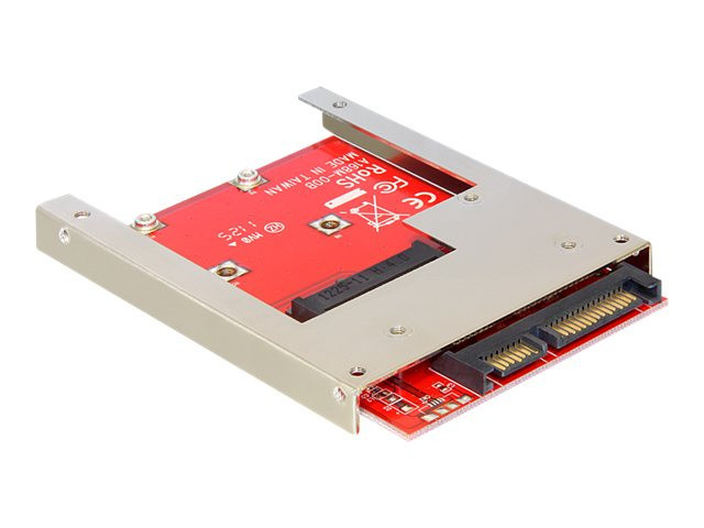 Delock Converter SATA 22 pin > mSATA with 2.5" Frame Interface adapter 61892