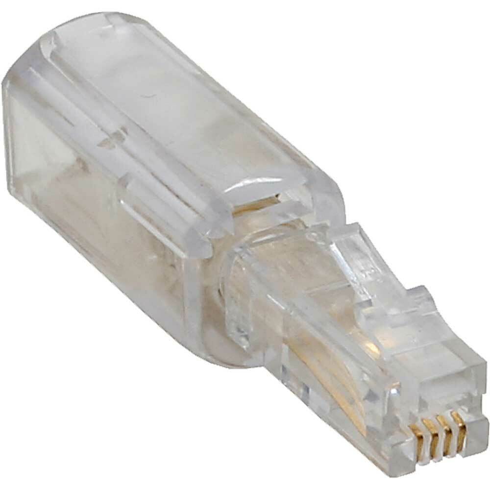 INL InLine® Twist-Stop connettore ruotante RJ10 passante anti attorcigliamento