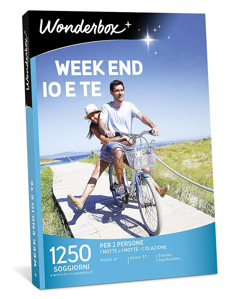 Wonderbox - Cofanetto Regalo - Week End io e Te - 1250 Soggiorni per 2 (u4c)