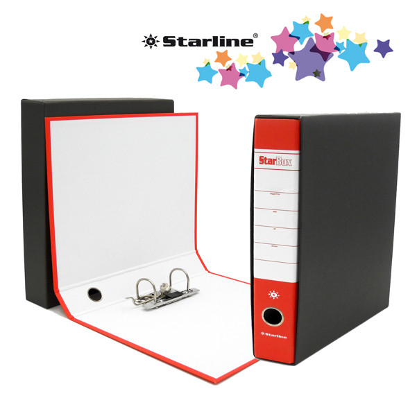 Registratore Starbox Starline - Commerciale - Dorso 5 - 23x30 cm (Rosso)