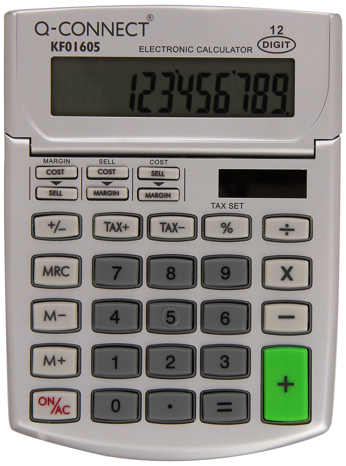 Q-Connect Semi-Desktop Calculator 12-Digit KF01605 12 Digit Semi-Desktop