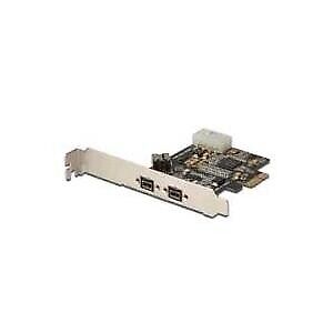 SCHEDA PCI-EXPRESS FIREWIRE CON 2 PORTE IEEE1394B 9 POLI ESTERNE E 1 INTERNA