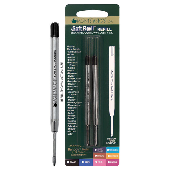 Refill in Plastica per Penna a Sfera Parker Pen Monteverde - Media - J221303 (Bl