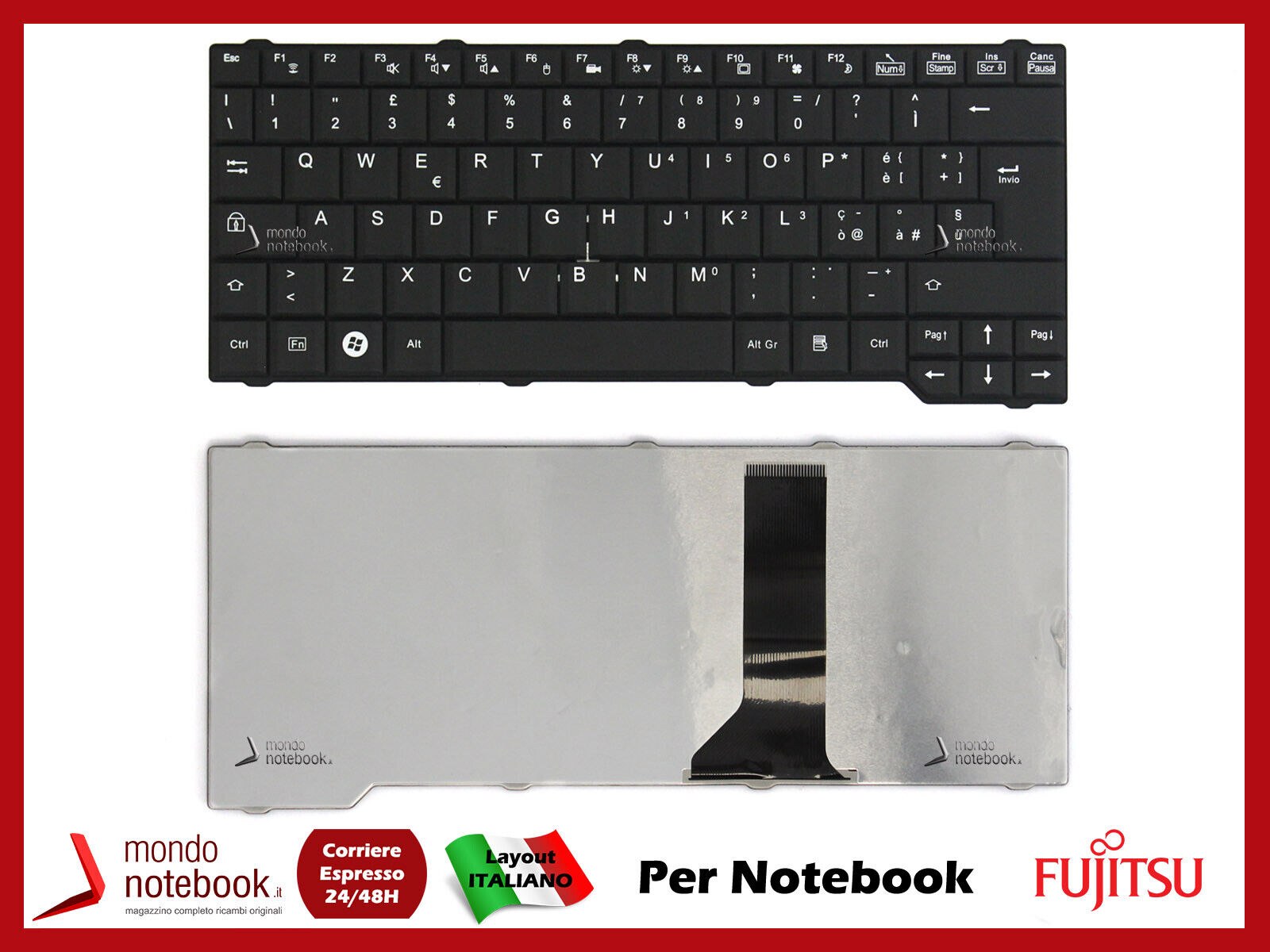 Tastiera Italiana  FUJITSU ESPRIMO V6545 (NERA)