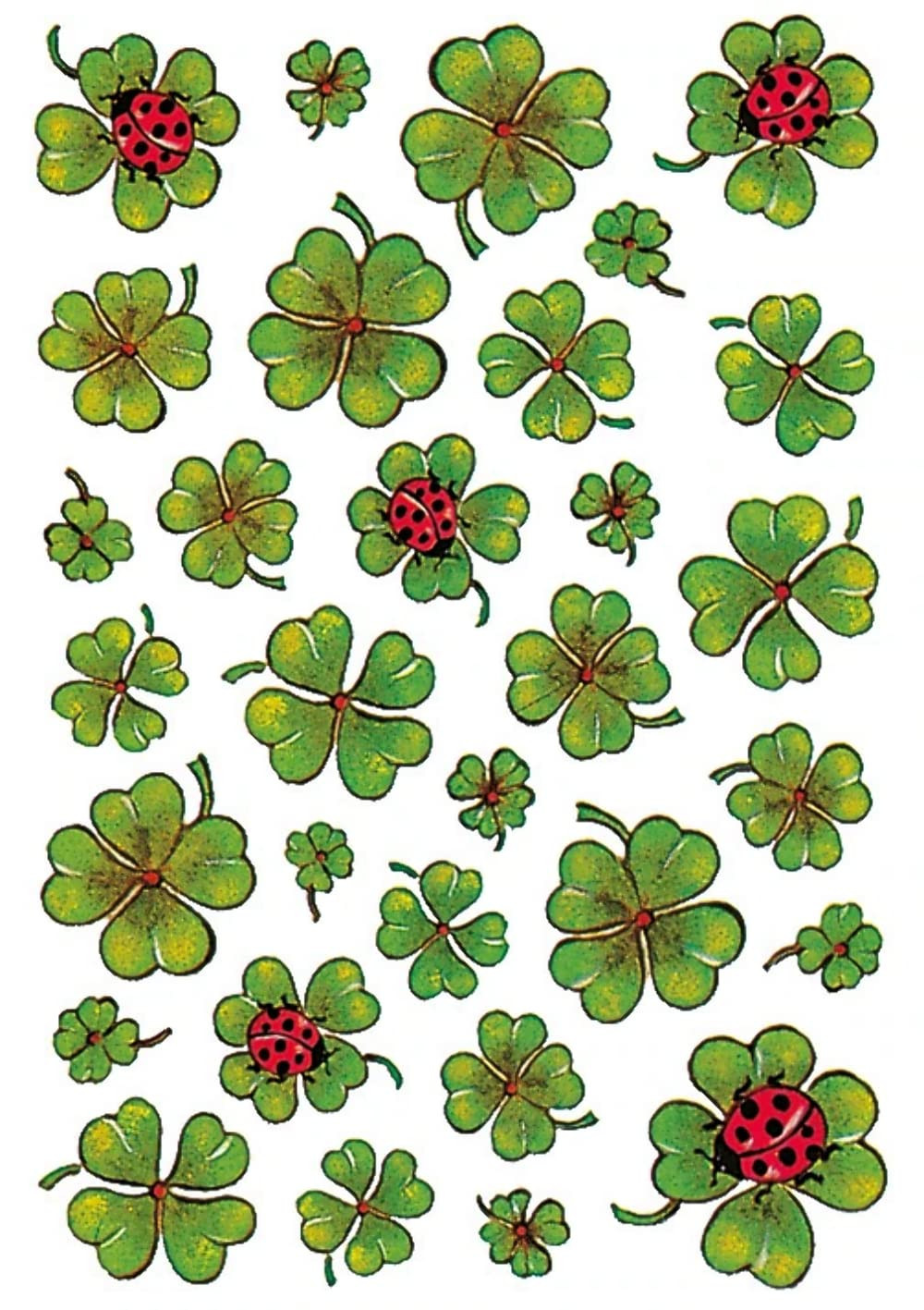 Herma Decor Stickers Shamrocks 3 Sheets Self-Adhesive Label – Self-Adhesive Labe