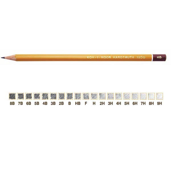 Matita H1500 Koh-i-noor - 2B - DHFH1500-2B (Conf. 12)