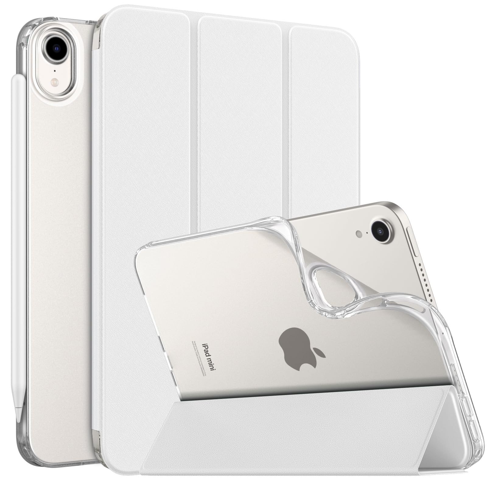 MoKo Cover Compatibile con Nuovo iPad Mini 7 (A17 PRO) 2024, Custodia (A4Y)