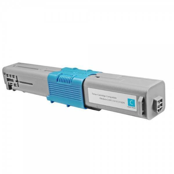 44469706 Toner Compatibile Ciano OKI C300 C310 C330 C331 C510 C511 C530 C531 MC3