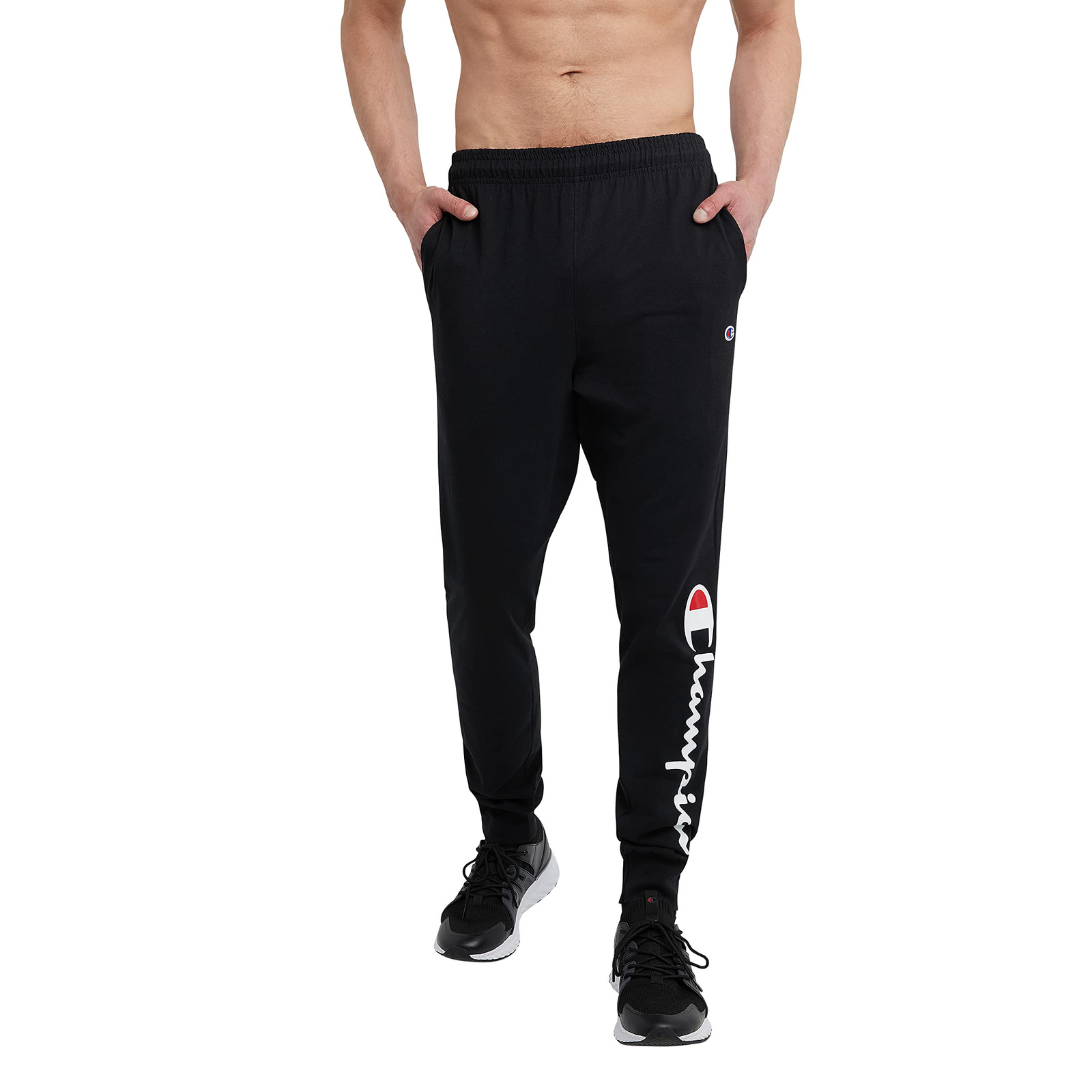 Champion Joggers, Pantaloni da Uomo Leggeri in Cotone per Tutti i Giorni, (y2I)