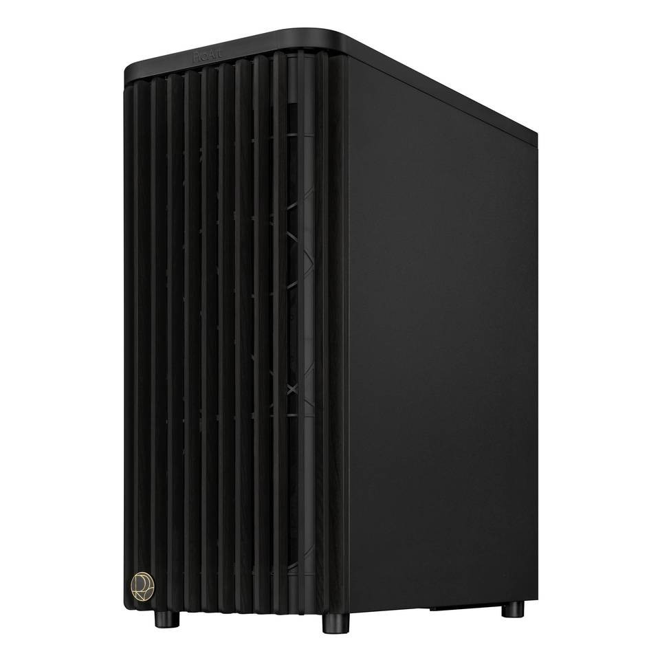ASUS ProArt PA401 Wood Edition - Tempered Glass Panel Case Tower No-Power ATX