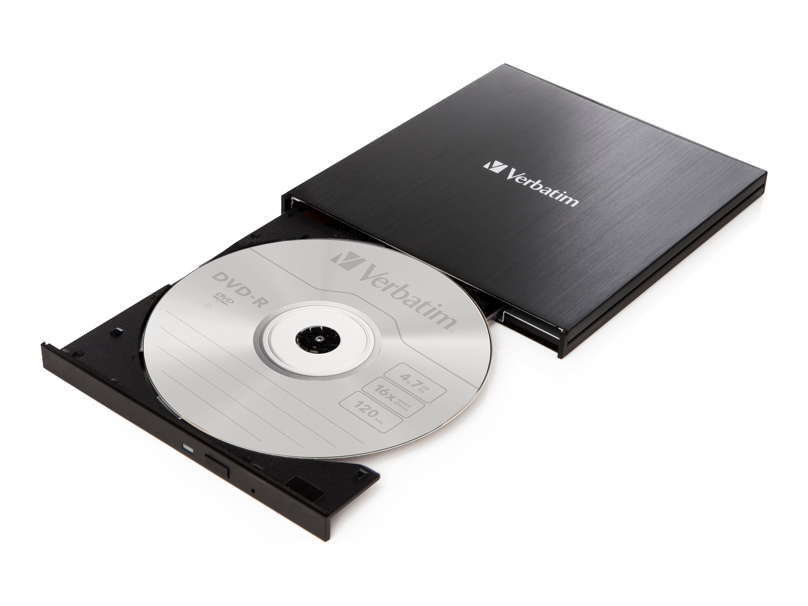 Verbatim Slimline Disk drive DVD±RW (±R DL) 8x USB 3.2 Gen 1 external 43886