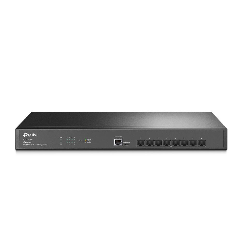 TP-Link JetStream TL-SX3008F switch di rete Gestito L2/L3 Nero