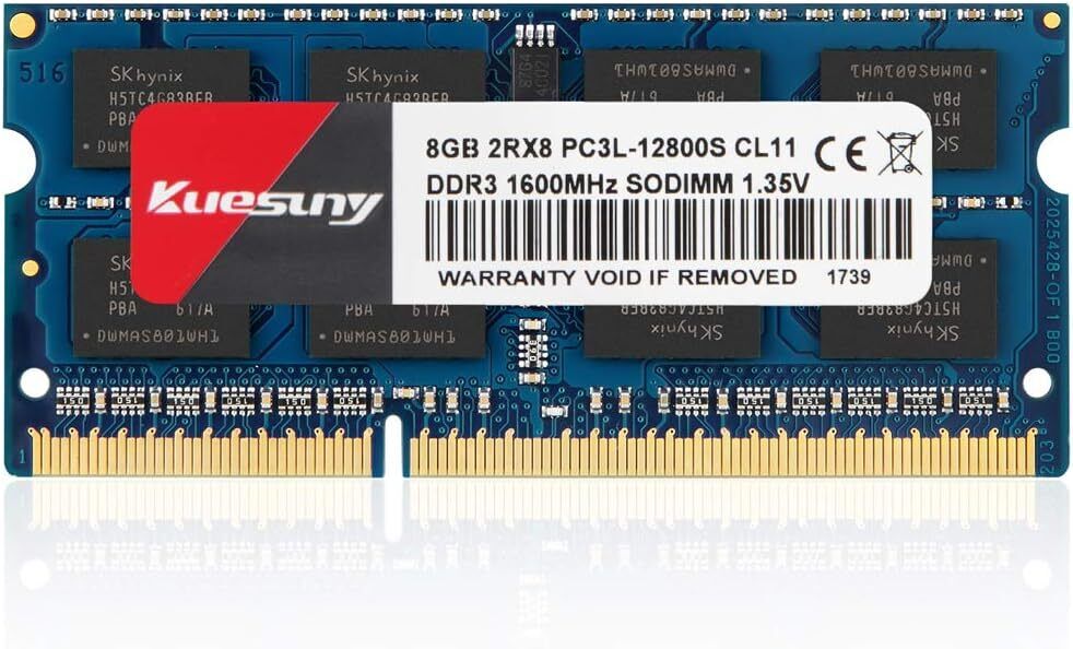 Kuesuny 8GB DDR3L / DDR3 1600MHz Sodimm Ram PC3L / PC3-12800S PC3L/PC3-12800...