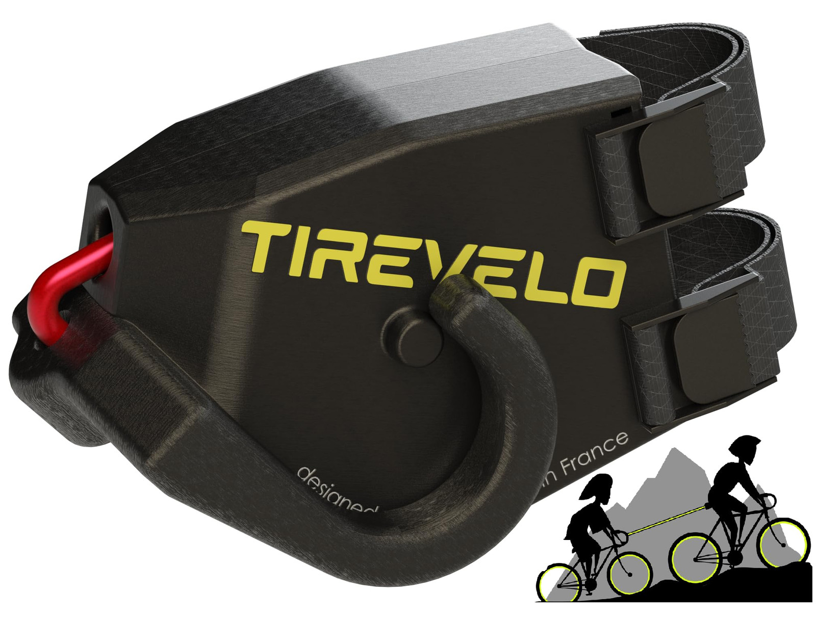 TIRE-VELO/TOW-Bike sistema di traino bici/corda traino bicicletta (R5w)