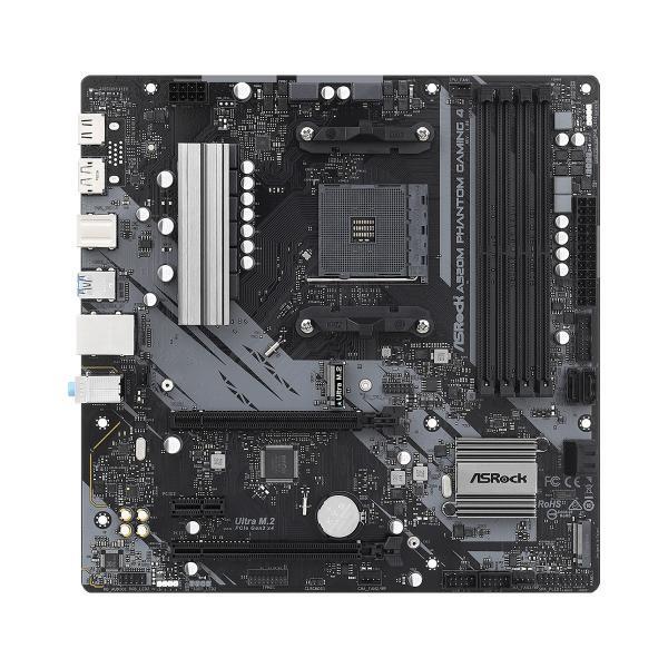 Asrock Mb Am4 A520m Phantom Gaming 4 4xddr4 4xsata M.2 Raid Hdmi/dp