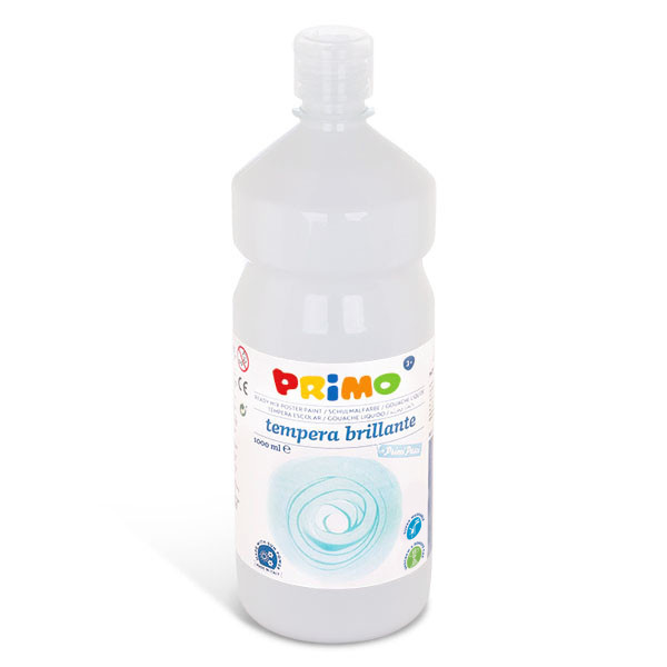 Tempera Brillante Primi Passi Primo Morocolor - 1000 ml - 204BR1000100 (Bianco)