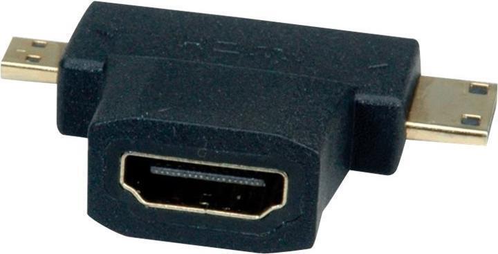 VALORE Adattatore T HDMI HDMI - HDMI Mini  HDMI Micro (12.99.3166)