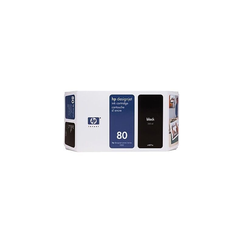 HP C4871A Designjet 1050 Inchiostro No.80HP DNJ1050 Nero Nr.80 350ml