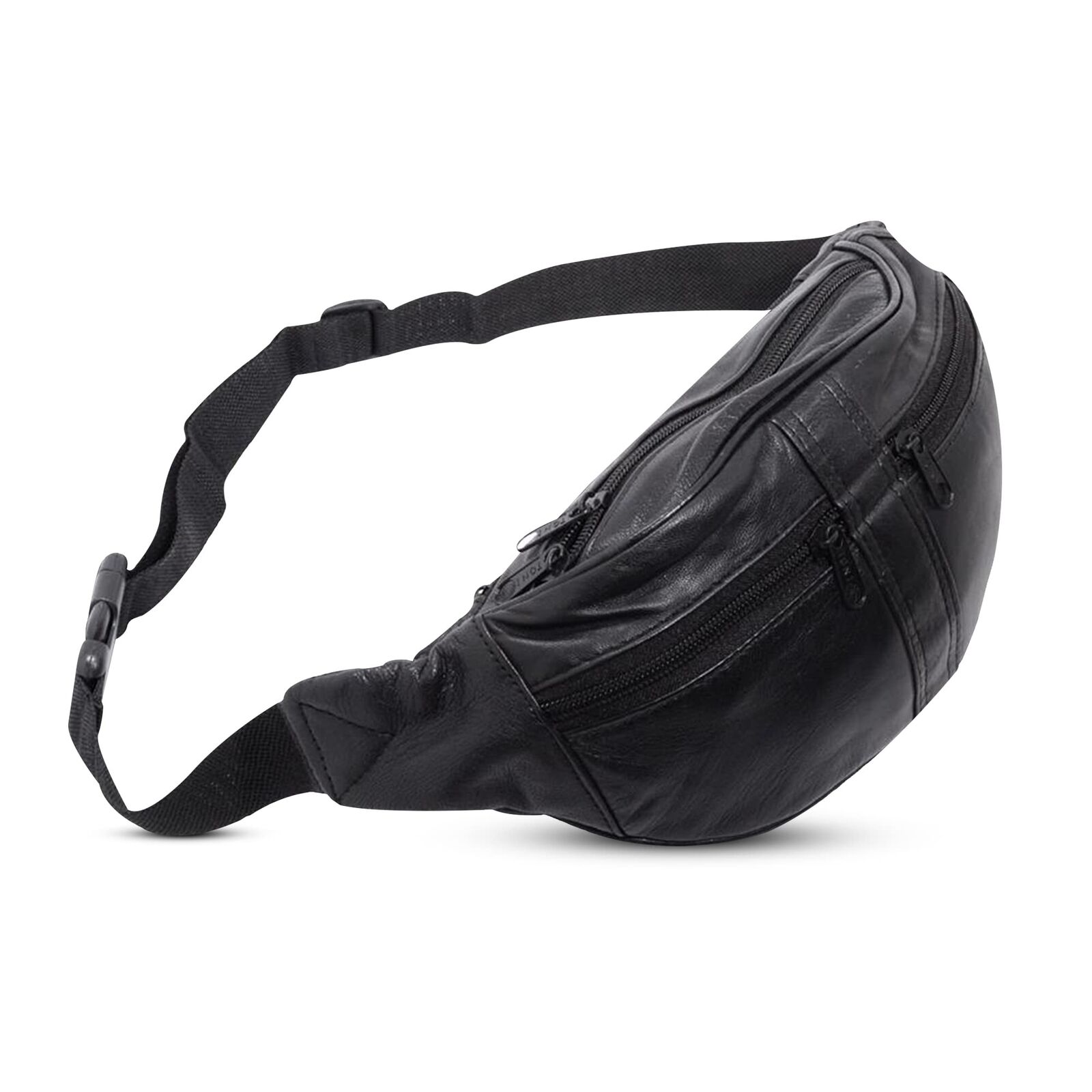 Marsupio/Marsupio vera pelle (Nero) (d7e)
