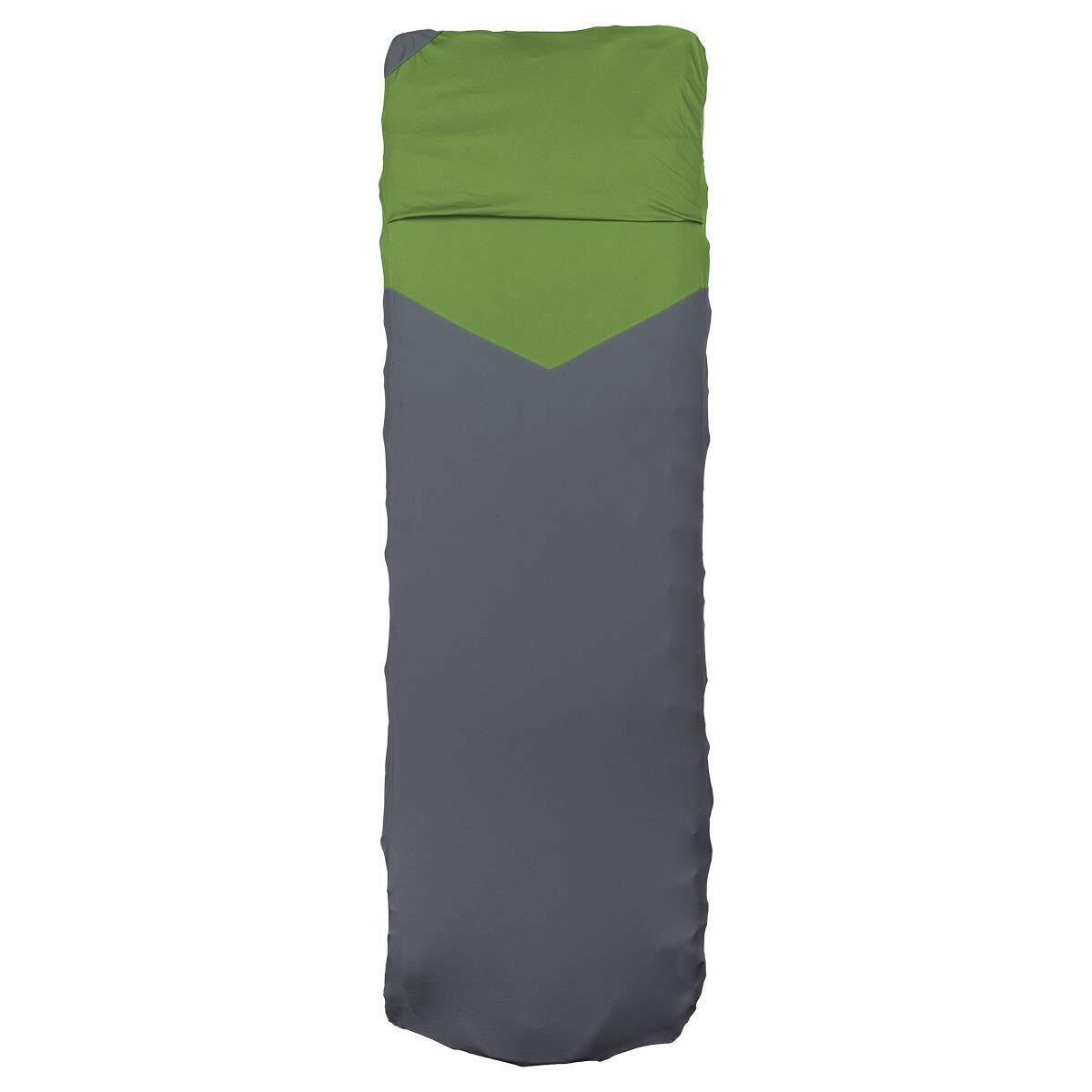 Klymit Lenzuolo statico a V, copertura per materassino, verde/grigio (j9G)