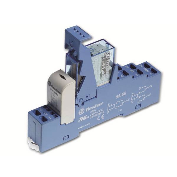 Finder 48.82.7.012.0050   Modulo relè Tensione nom.: 12 V/DC Corrente di commut.