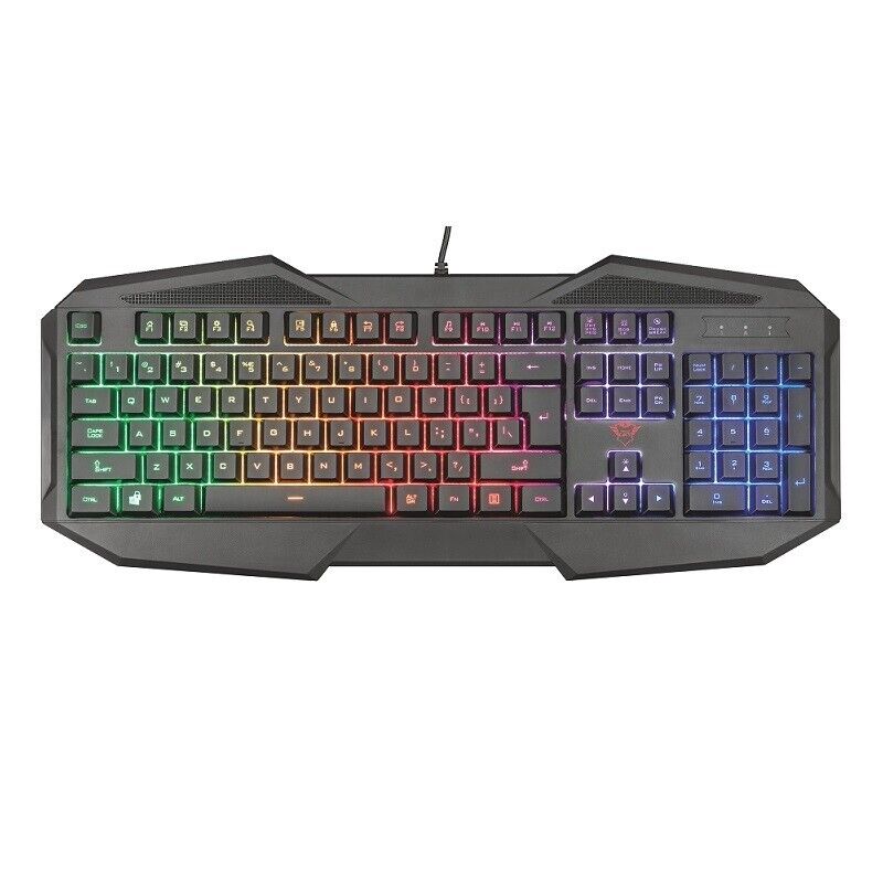 Trust GXT 830-RW Avonn Tastiera Gaming USB QWERTY Nero