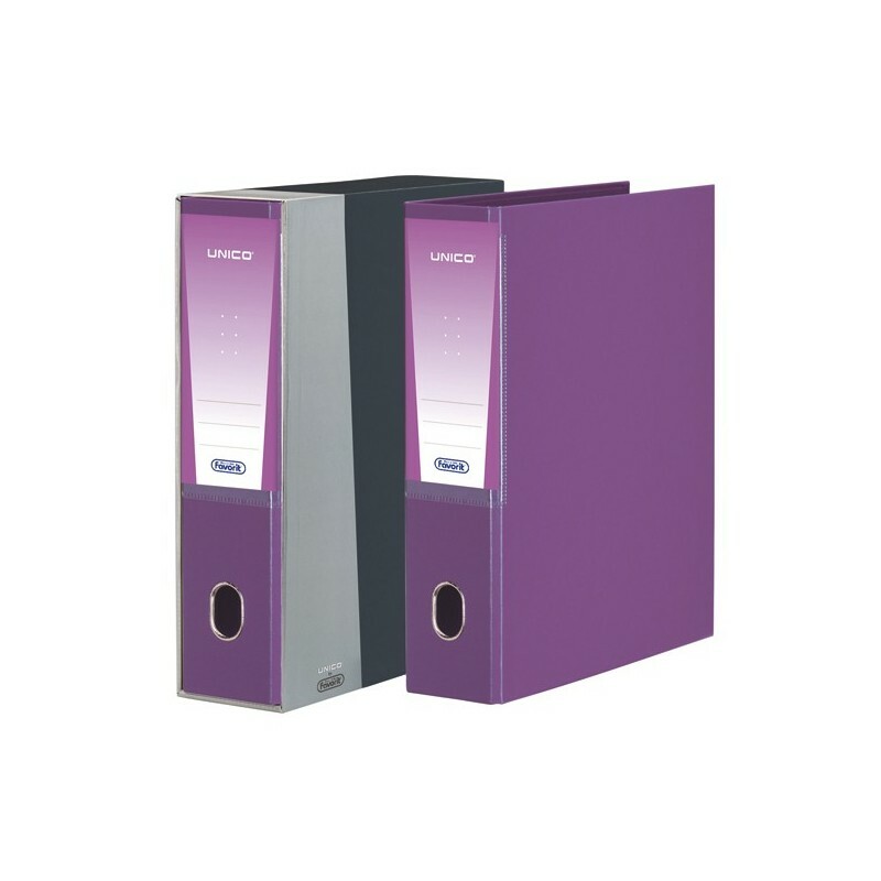 Registratore Unico 06/5018 VIOLA dorso 8 con custodia Formato Protocollo