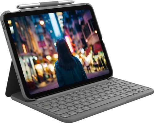 Logitech Slim Folio Grigio Bluetooth QWERTY Inglese UK (Slim Folio For iPad 10th