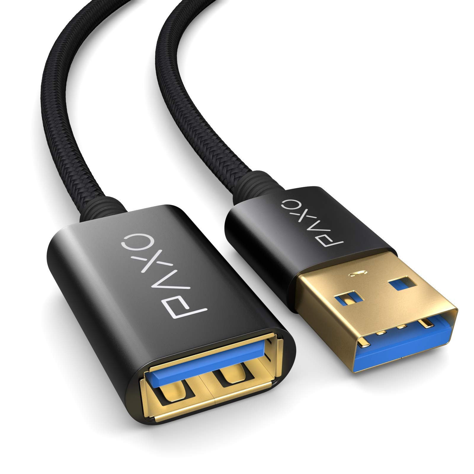PAXO Prolunga USB 0,5 m, 10 Gbit/s (1,25 GByte/s), USB 3.2 Gen2 (3.0, (Z4E)