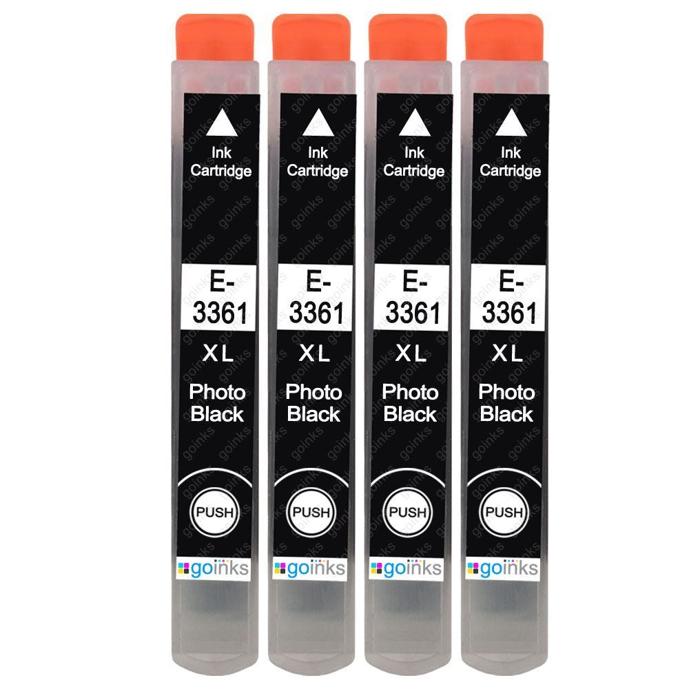 4 Foto Nero Cartucce d'inchiostro para Epson Expression XP-645 XP-900