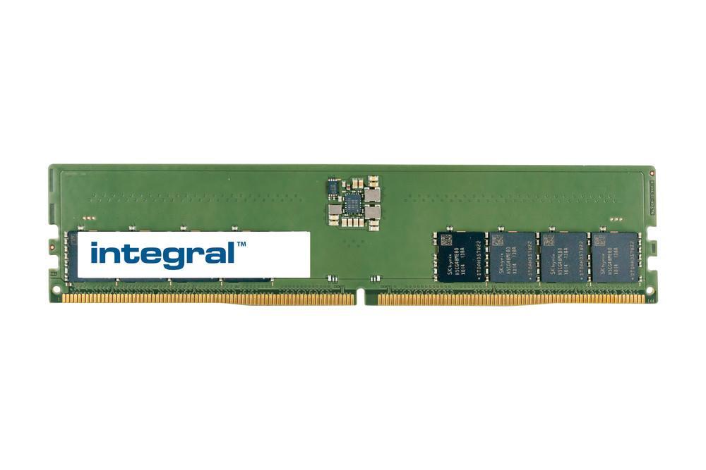 Integral 16GB PC RAM MODULE DDR5 4800MHZ PC5-38400 UNBUFFERED NON-ECC 1.1V 2GX8