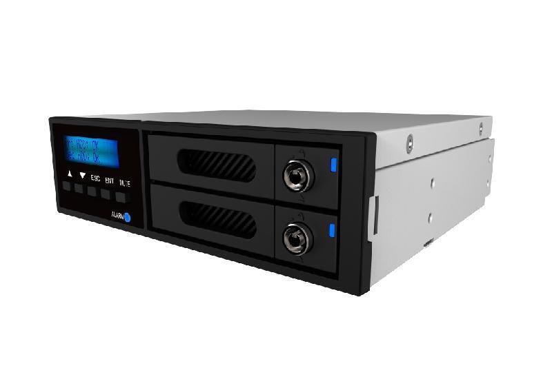 Typ Wechselrahmen  intern 2x 2.5" SATA 6Gb/s RAID 0/1  extern SATA 6Gb/s  zustzl